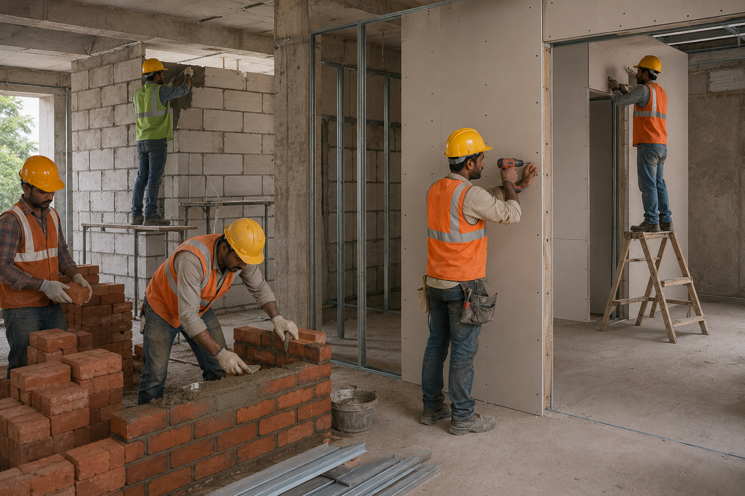 Onsite Structural Roughing In